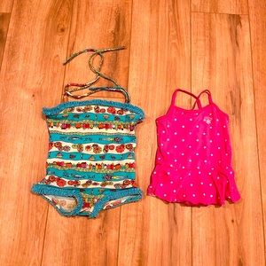 Baby/Toddler  Swimsuit lot Sz 24 months 3 pieces